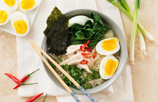 Ramen with Boiled Eggs