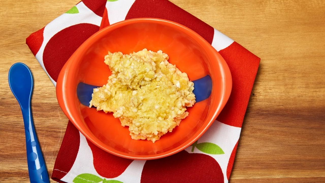 Baby Egg Apple Rice Cereal Recipe Get Cracking