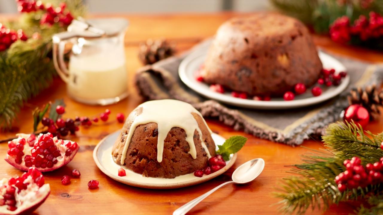 Le christmas pudding: la bûche de Noël à l'anglaise